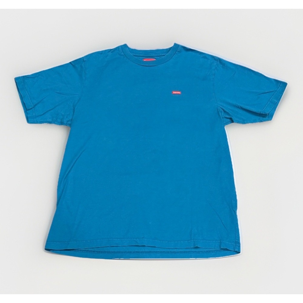 2 Supreme Small Box Logo Tee Shirts Teal Blue & Royal‎ Purple Men's Size M - Picture 2 of 14